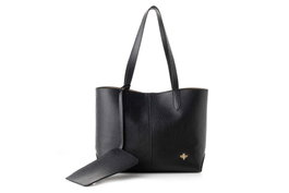 Lucky Bees Bolso Tote Negro